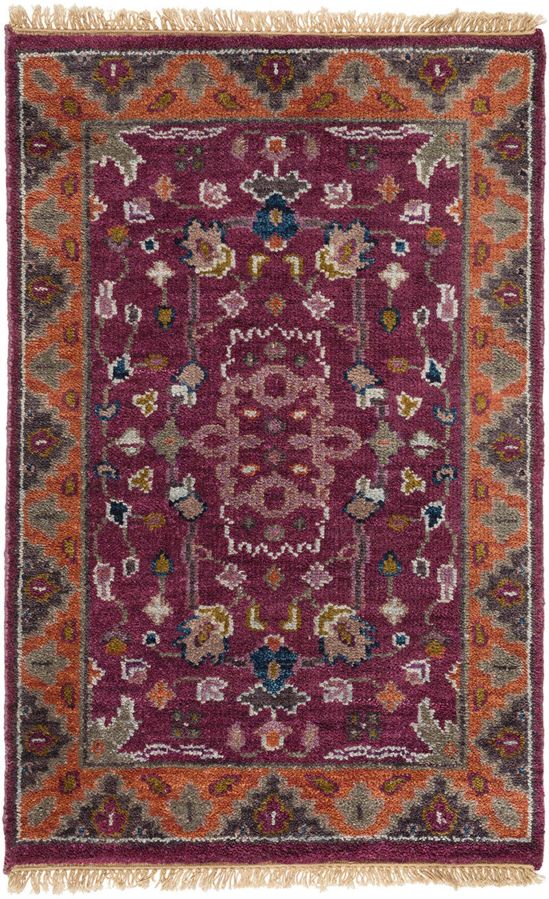 Zeus Purple/Orange Area Rug - Image 3