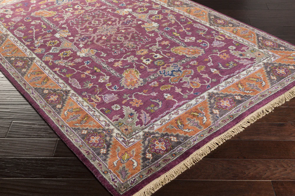Zeus Purple/Orange Area Rug - Image 4