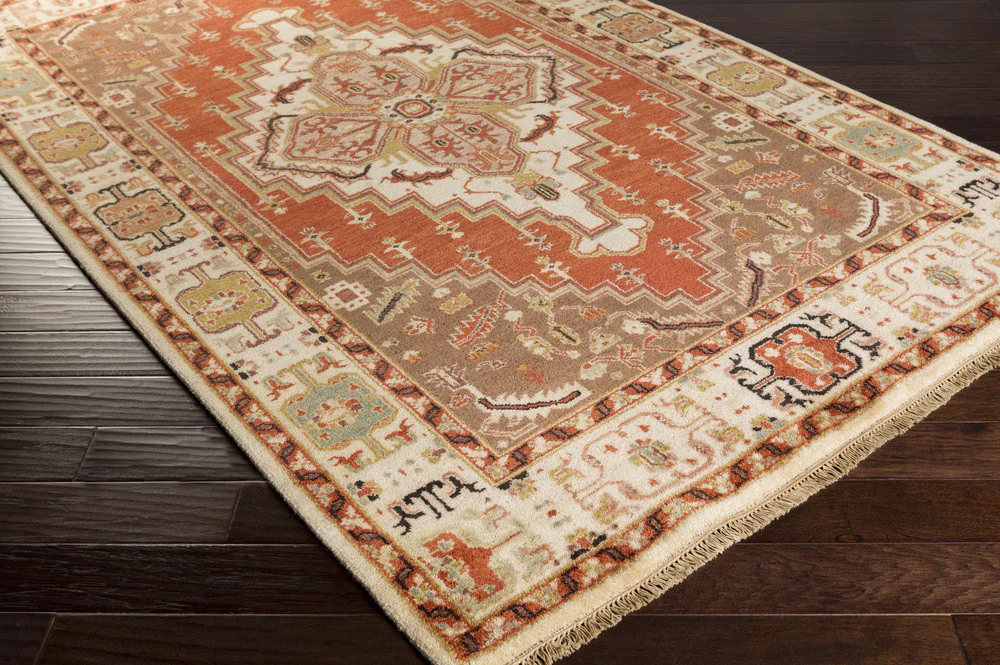 Zeus Rust/Beige Area Rug - Image 5