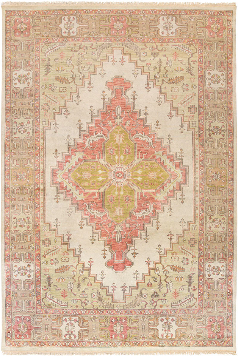 Zeus Rust/Taupe Area Rug - Image 2