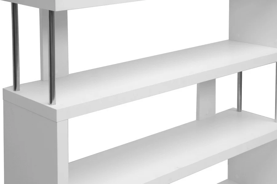 Zhao Bookcase White 6 Tier - Image 3