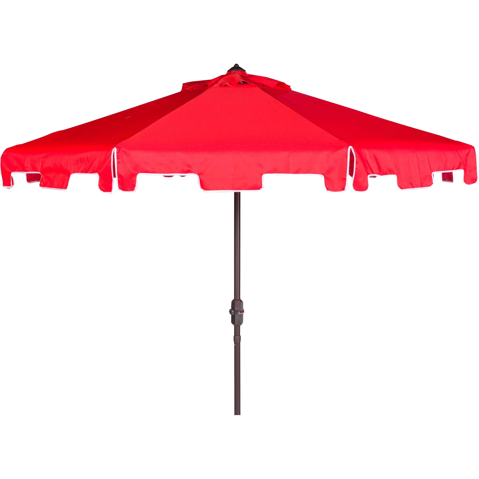 Zinnia Uv Resistant Push Button Tilt Umbrella Red/White - Image 2