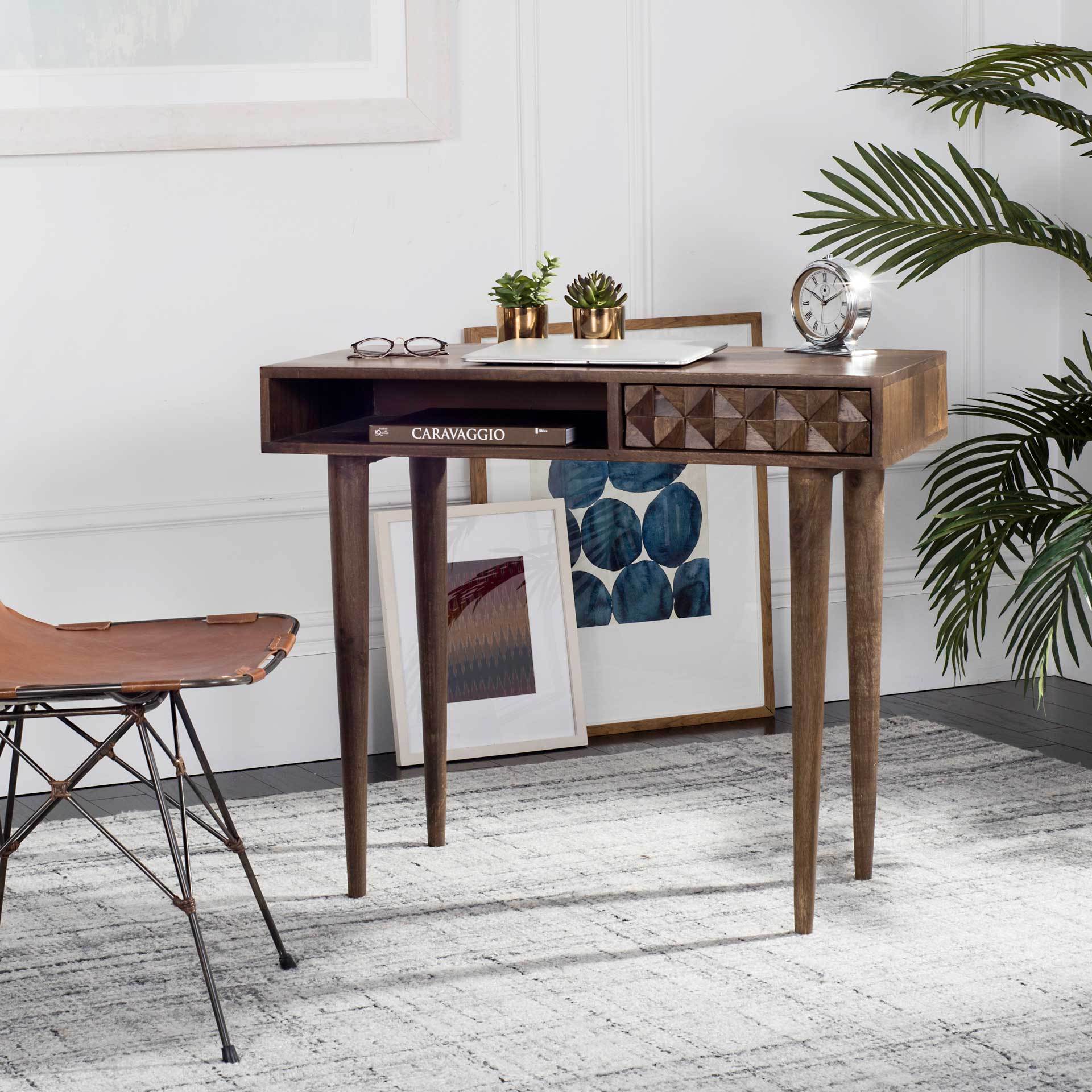 Zion Desk Walnut - Image 6