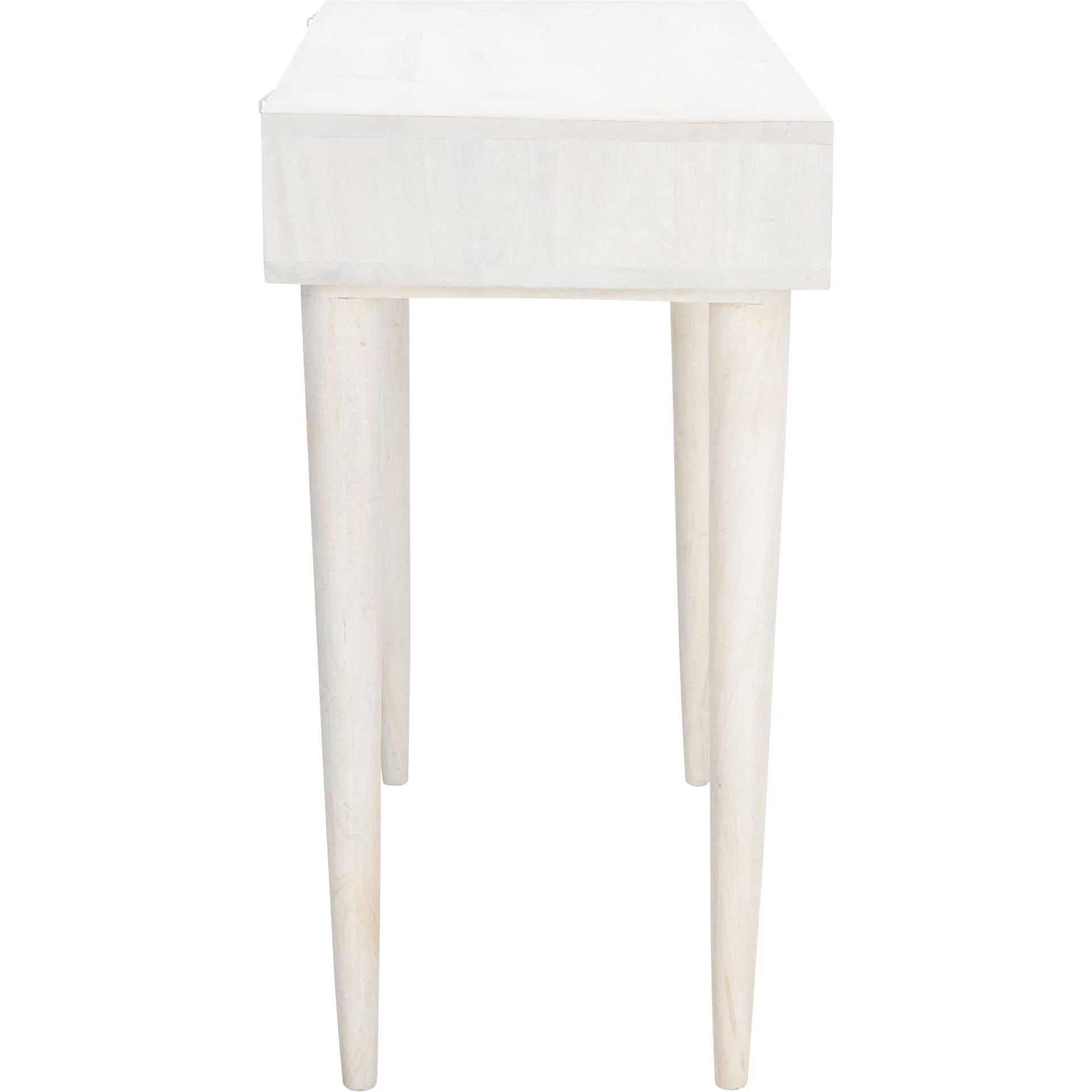 Zion Desk White Wash/Brass - Image 3