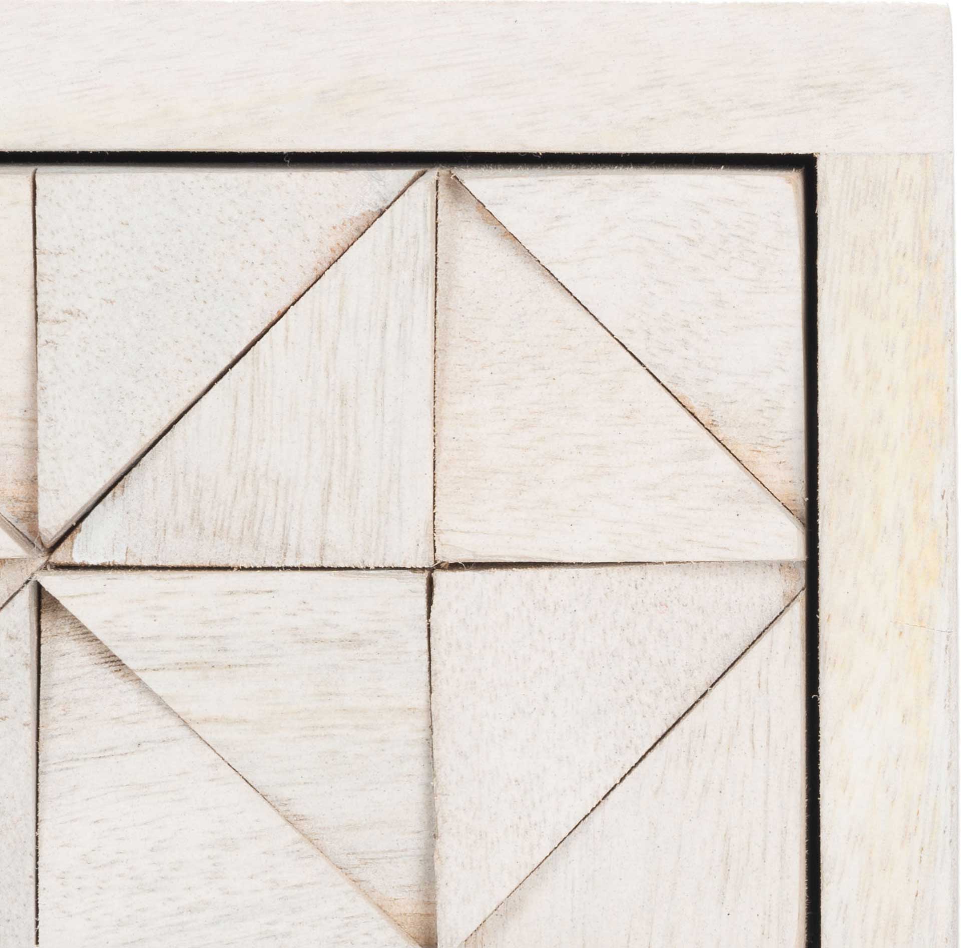 Zion Desk White Wash/Brass - Image 5