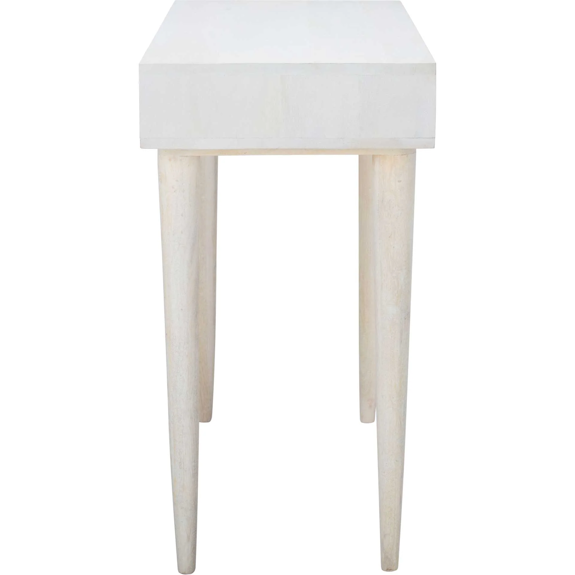 Zion Desk White Wash/Silver - Image 2