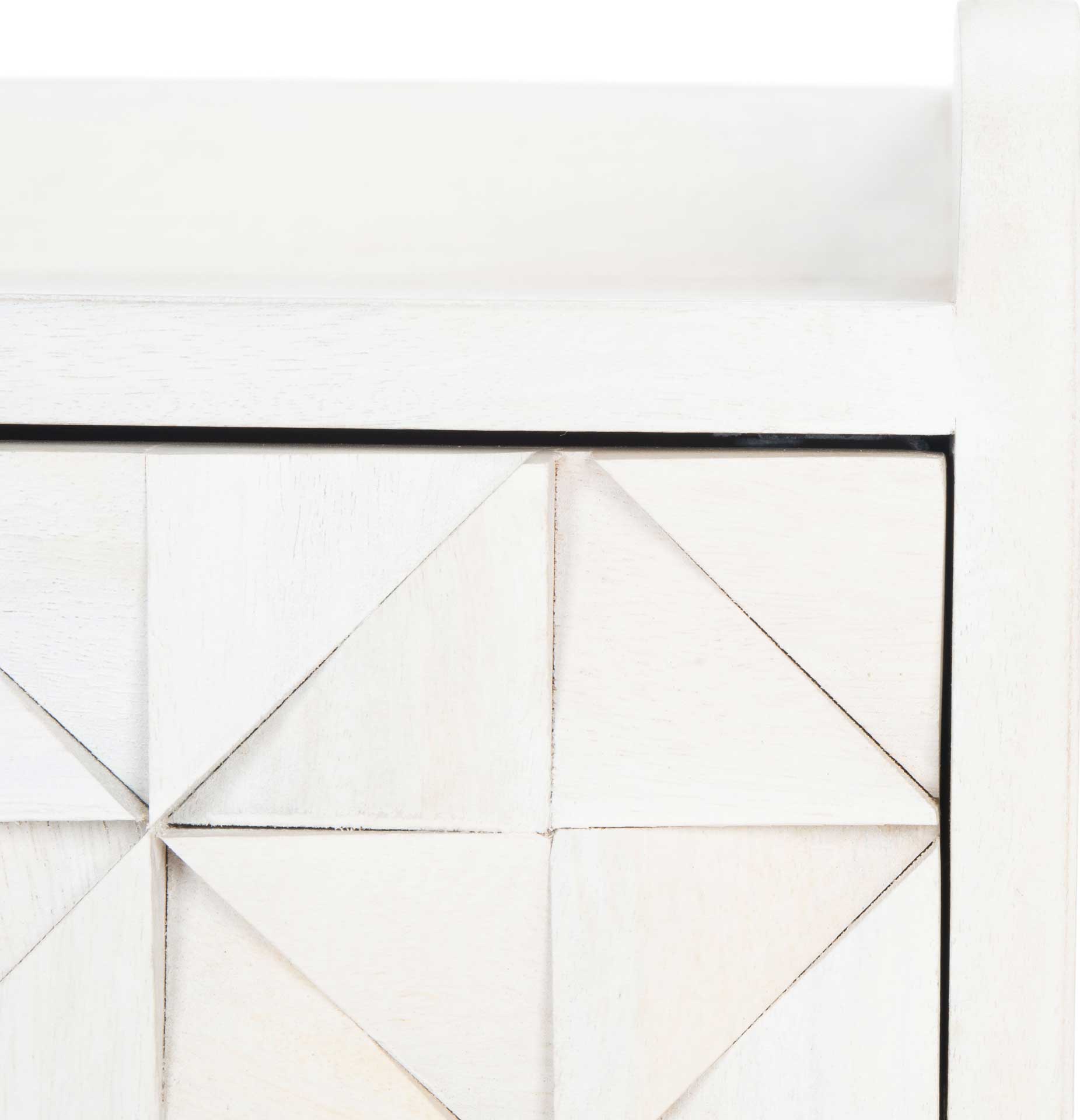 Zion Nightstand White Wash/Brass - Image 5
