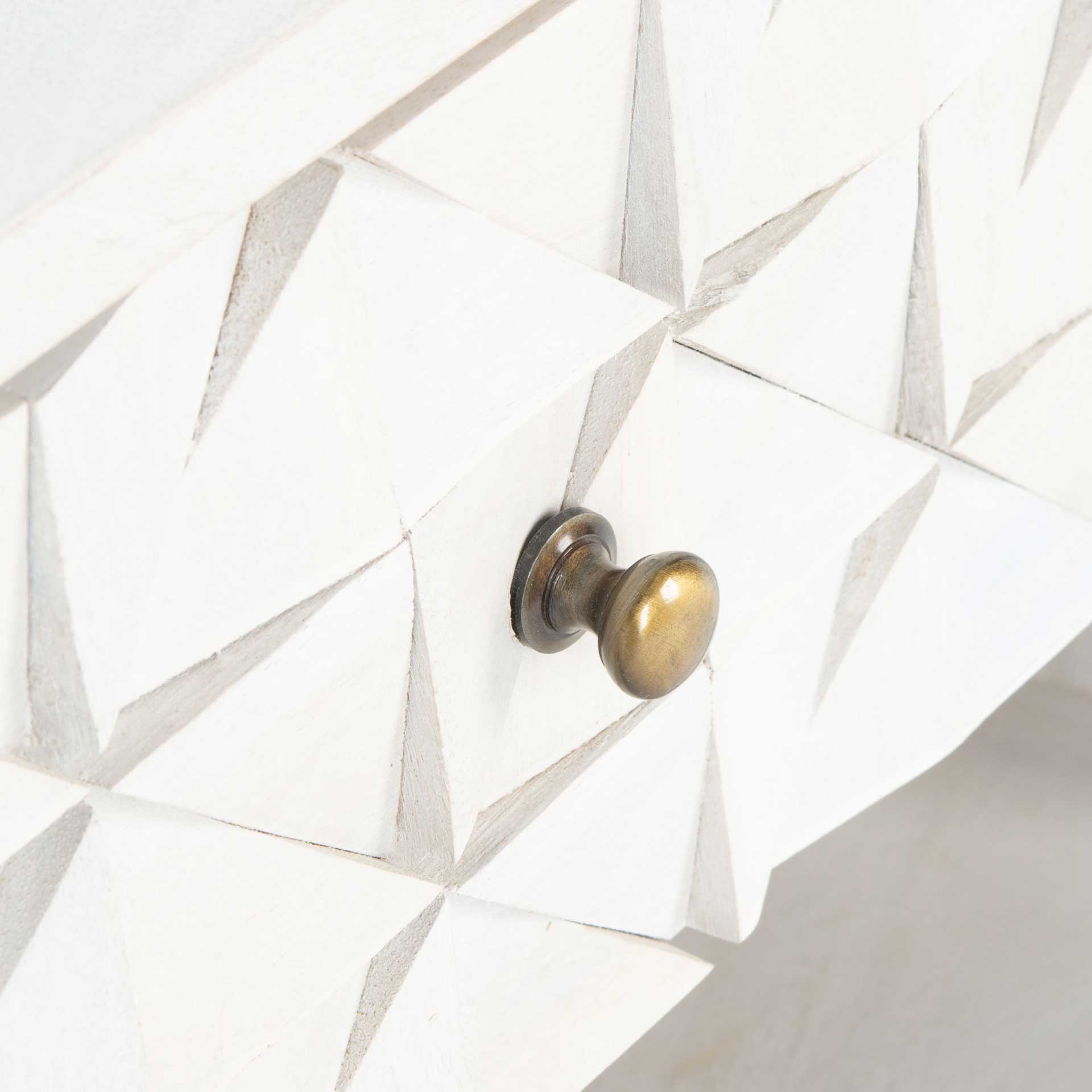 Zion Nightstand White Wash/Brass - Image 6
