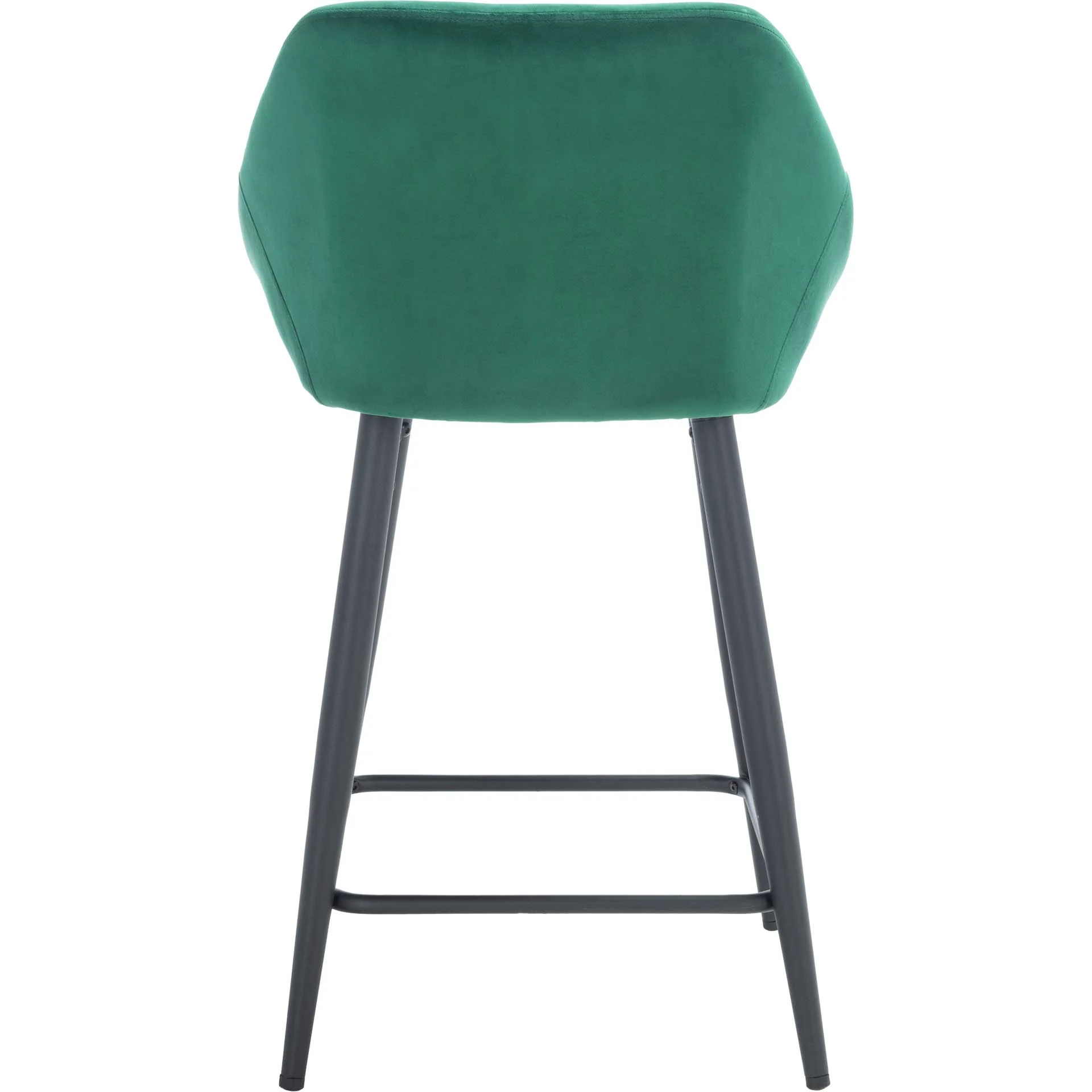 Zora Counter Stool Emerald/Black - Image 3