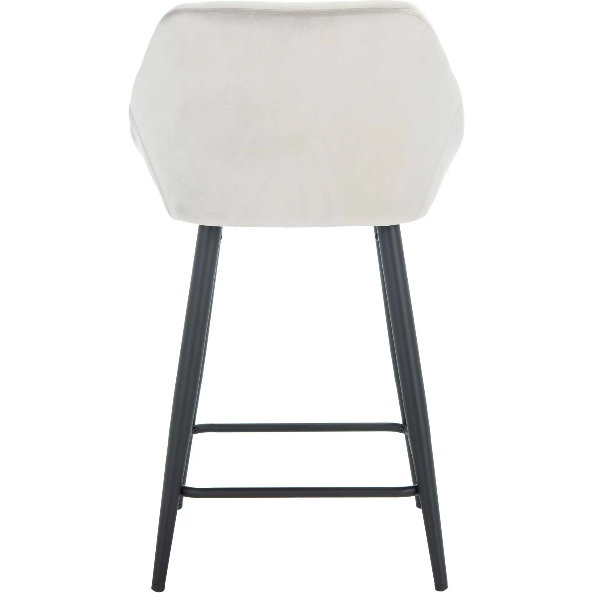 Zora Counter Stool Platinum/Black - Image 3