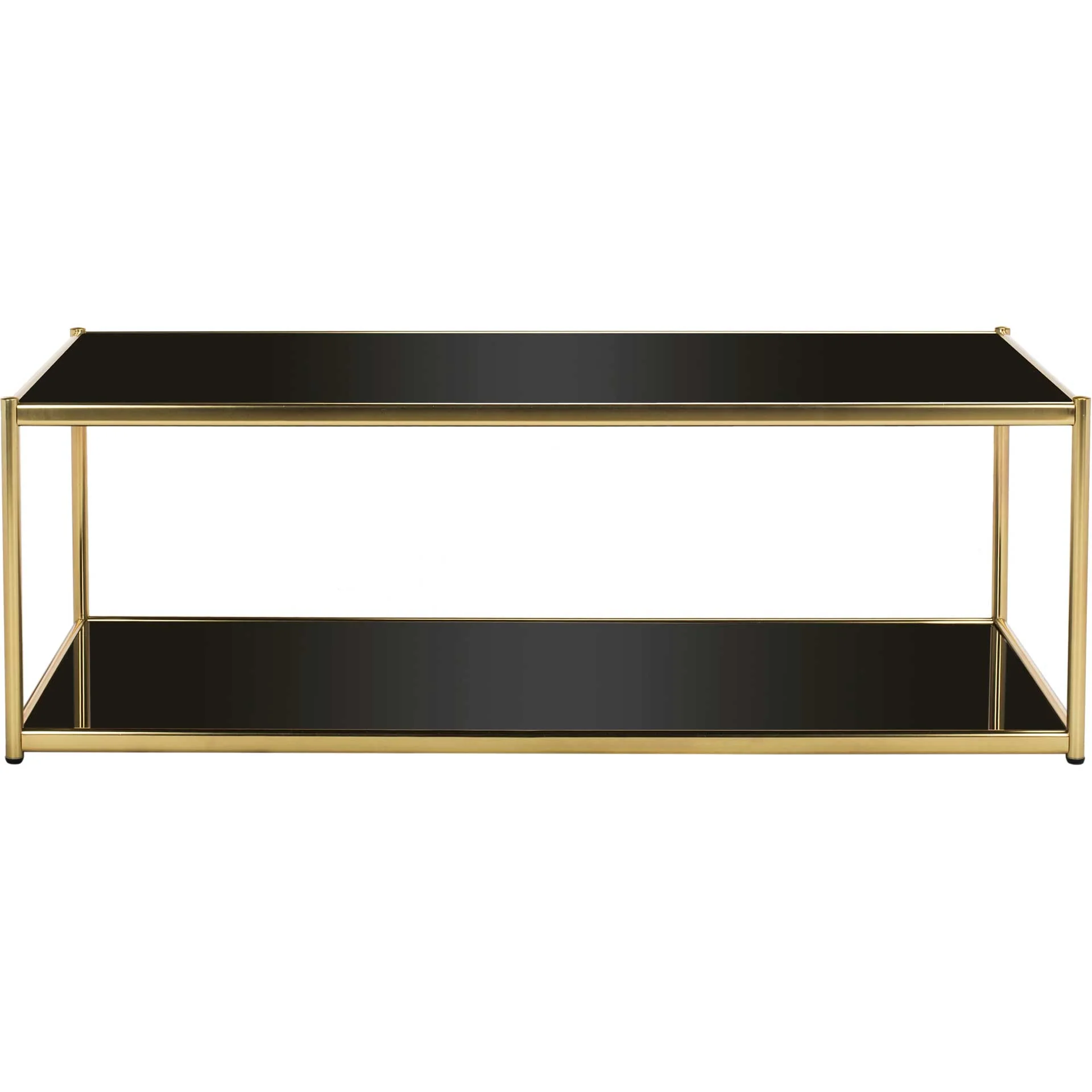 Zorn Glass Coffee Table Gold - Image 2