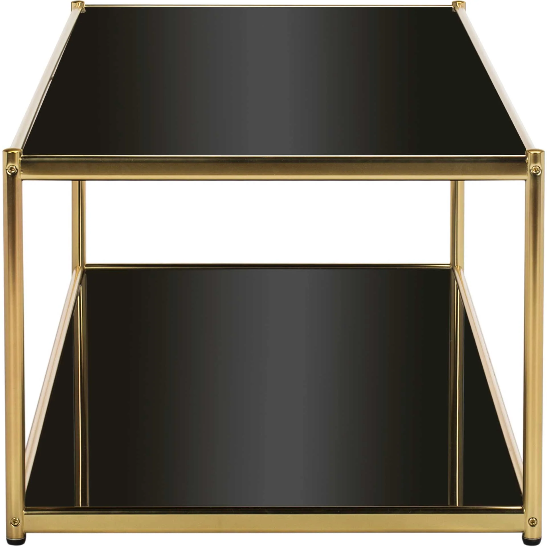 Zorn Glass Coffee Table Gold - Image 3