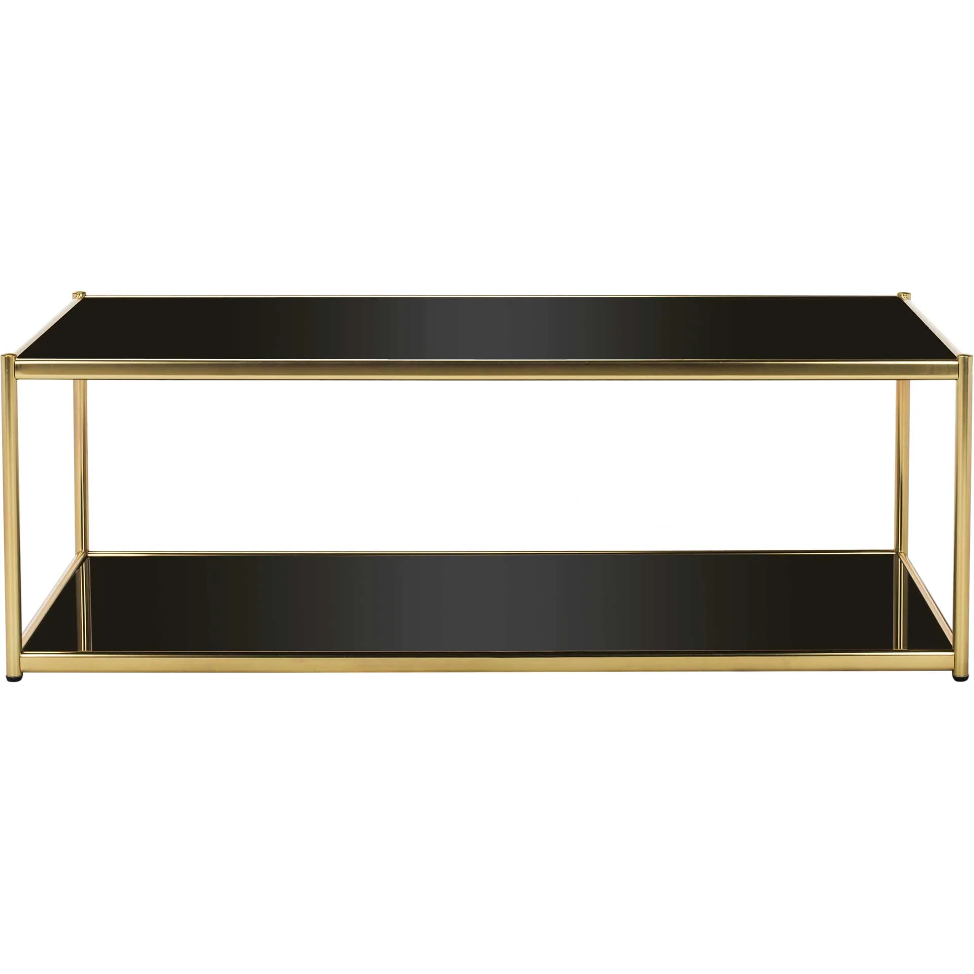 Zorn Glass Coffee Table Gold - Image 4