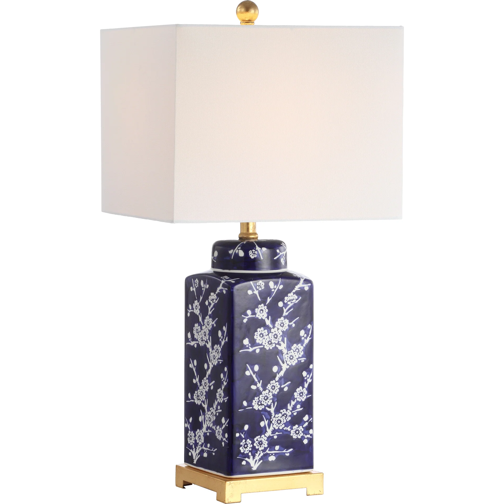 Zoya Table Lamp Navy/White (Set of 2) - Image 2
