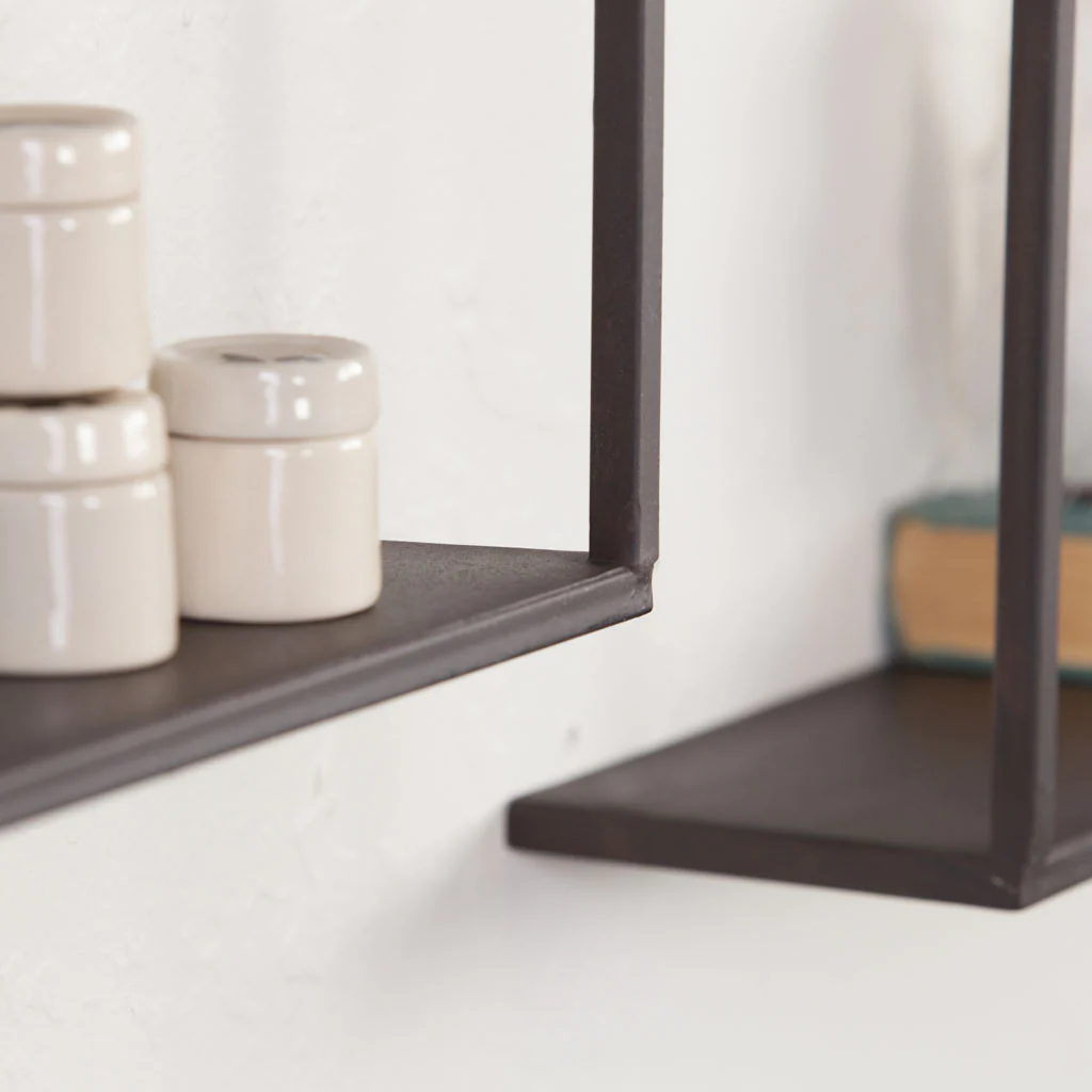 Zyther Metal Wall Shelves (Set of 4) - Image 3